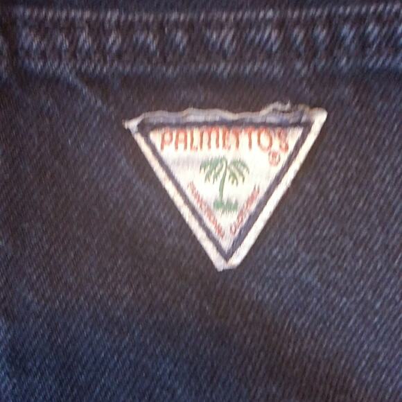 Palmetto's Jeans Wear Dark Navy Button Fly Cotton Denim Blue Jeans SZ 9 - Picture 8 of 8